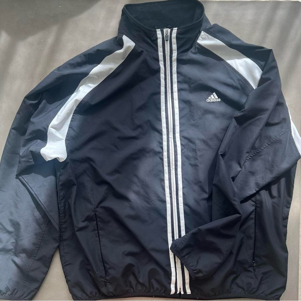 Vintage Oversized Adidas windbreaker/ track jacket